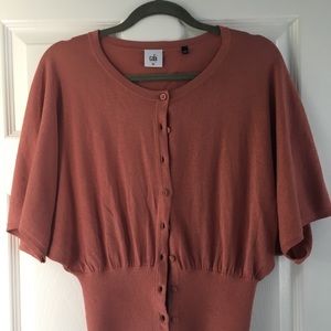 CAbi Spring 2018 Kimono sweater. XS. Rose.